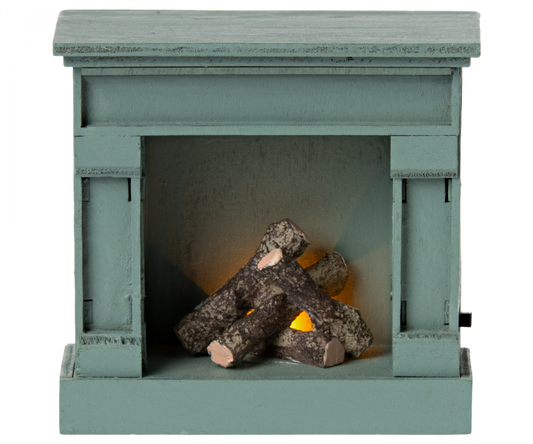 Chimenea en miniatura - Azul vintage MAILEG