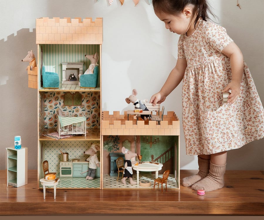 Silla, Ratón - Oro MAILEG