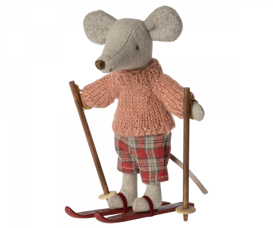 Ratón de invierno con juego de esquí, Hermana mayor MAILEG
