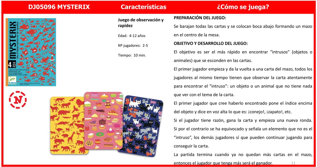 Cartas Mysterix