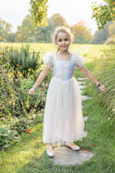 GREAT PRETENDERS Princesa Rainbow Sherbert Sparkle Dress, 5-6.