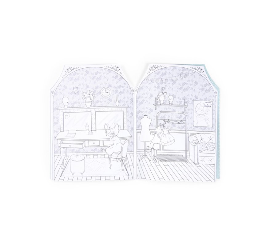 MOULIN ROTY Cuaderno de pegatinas Escuela del baile