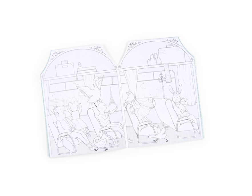 MOULIN ROTY Cuaderno de pegatinas Escuela del baile