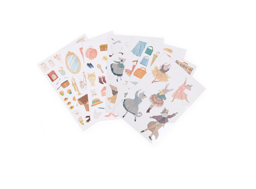 MOULIN ROTY Cuaderno de pegatinas Escuela del baile