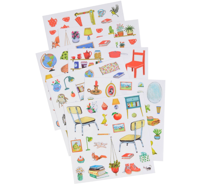 MOULIN ROTY Cuaderno pegatinas Gran Familia