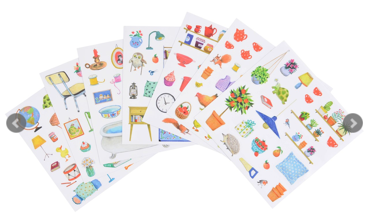 MOULIN ROTY Cuaderno pegatinas Gran Familia