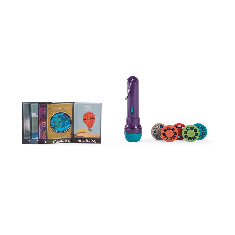 MOULIN ROTY Libro linterna de historias Grandes viajes