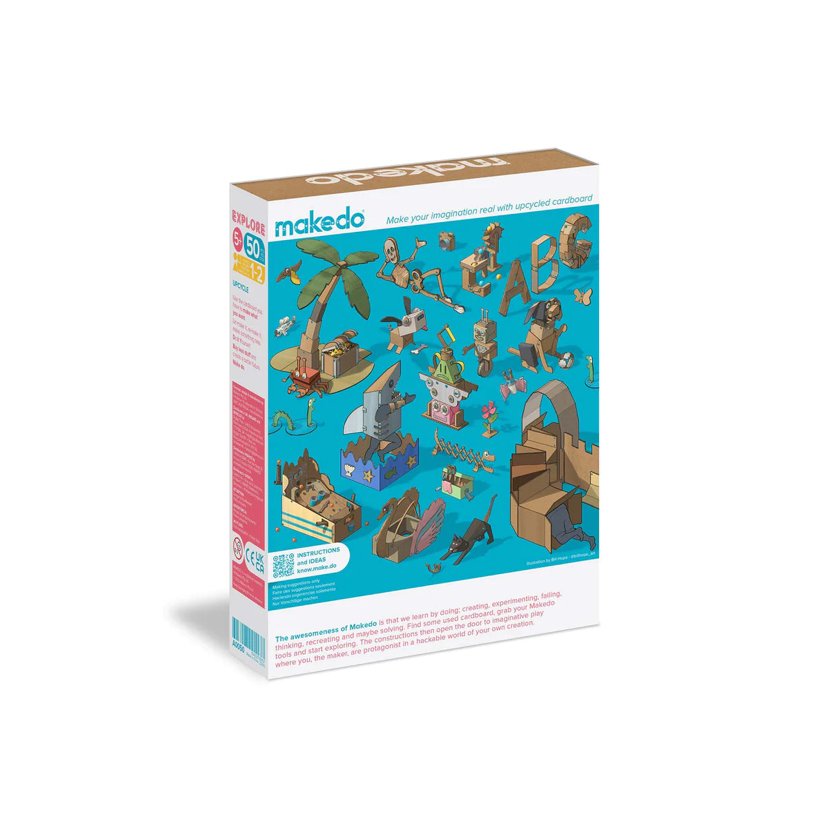 MAKEDO EXPLORE Kit de 50pcs