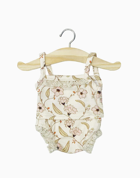 MINIKANE Les P'tits Basiques – Ropa interior para niña de punto Janelle y encaje