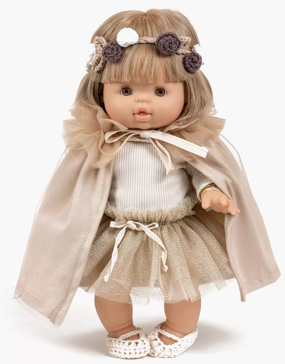 MINIKANE tutú corto con lazos dorados