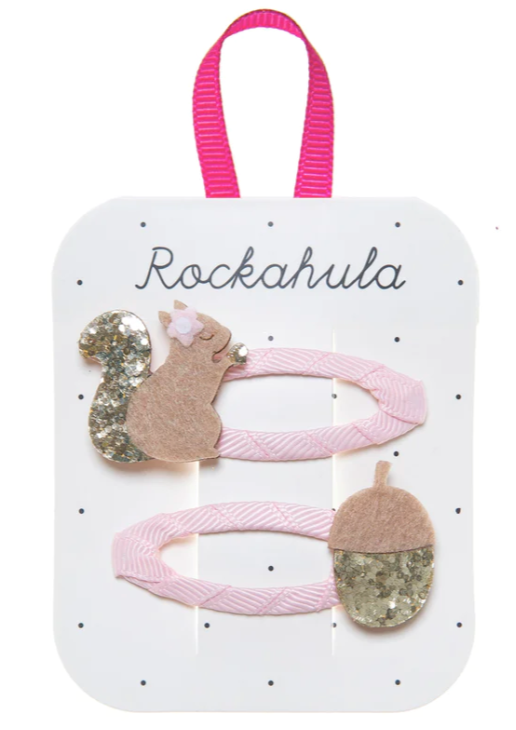 Horquillas Ardilla y bellota Rockahula
