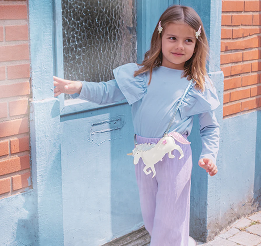 Bolso Unicornio purpurina Rockahula