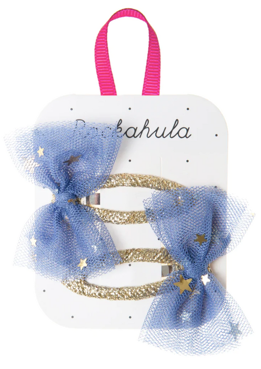 Horquillas lazo azul Rockahula