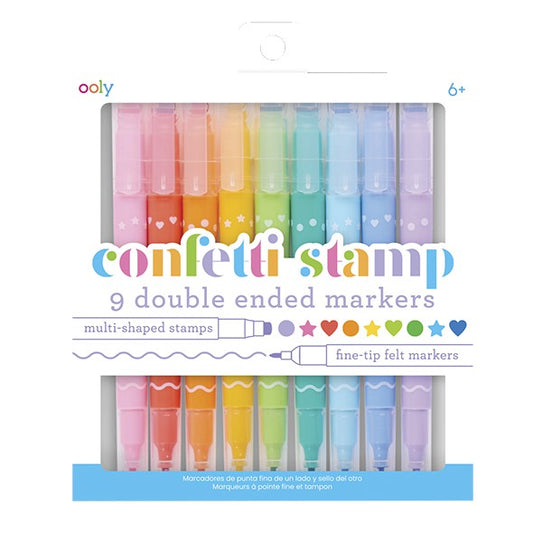ROTULADORES SELLOS CONFETI - Set 9
