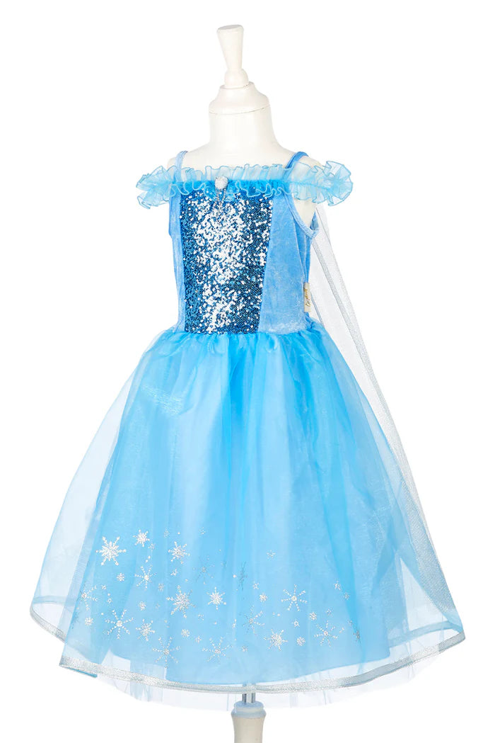 SOUZA Disfraz Vestido de reina de hielo Frozen. 5-7 años