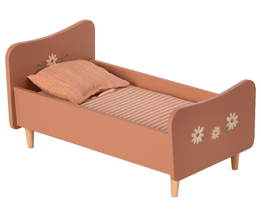 Cama de madera, Mini - Rosa MAILEG