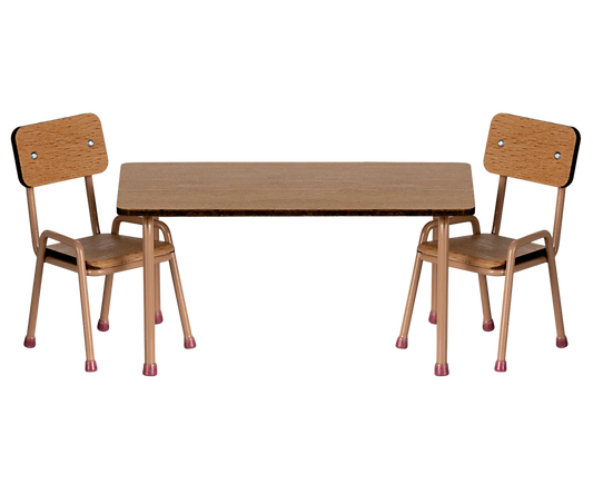 Juego de mesa y silla, Ratón - Polvo oscuro