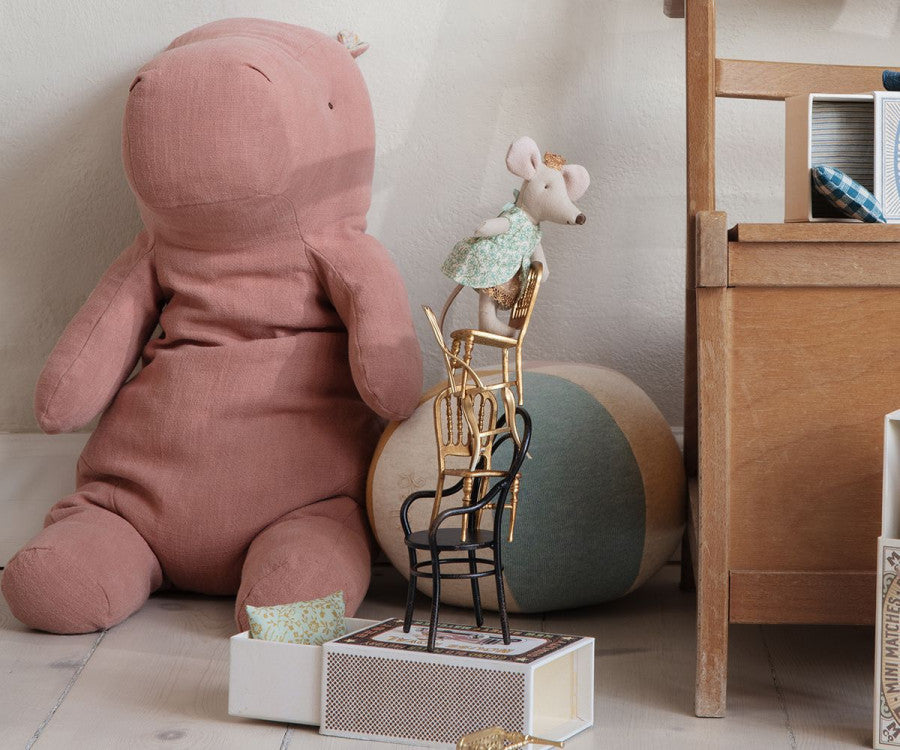 Ratón princesa, hermanita en caja de cerillas MAILEG