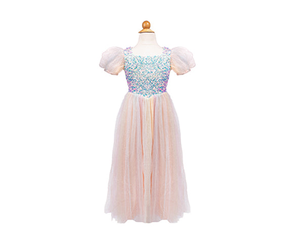 GREAT PRETENDERS Princesa Rainbow Sherbert Sparkle Dress, 5-6.