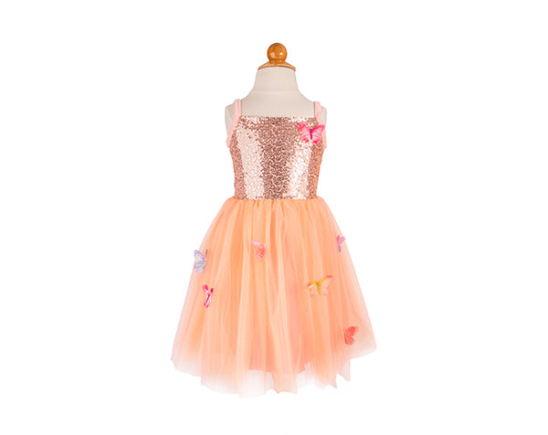 GREAT PRETENDERS Disfraz Mariposa Butterfly Bliss Dress, Peach 5-6 años