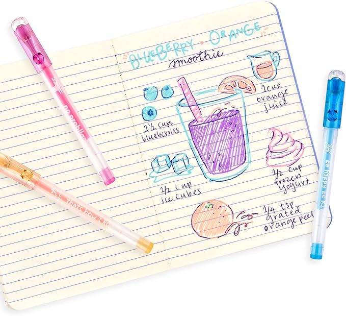 FUNTASTIC FRIENDS MINI PASTEL GEL PENS OOLY