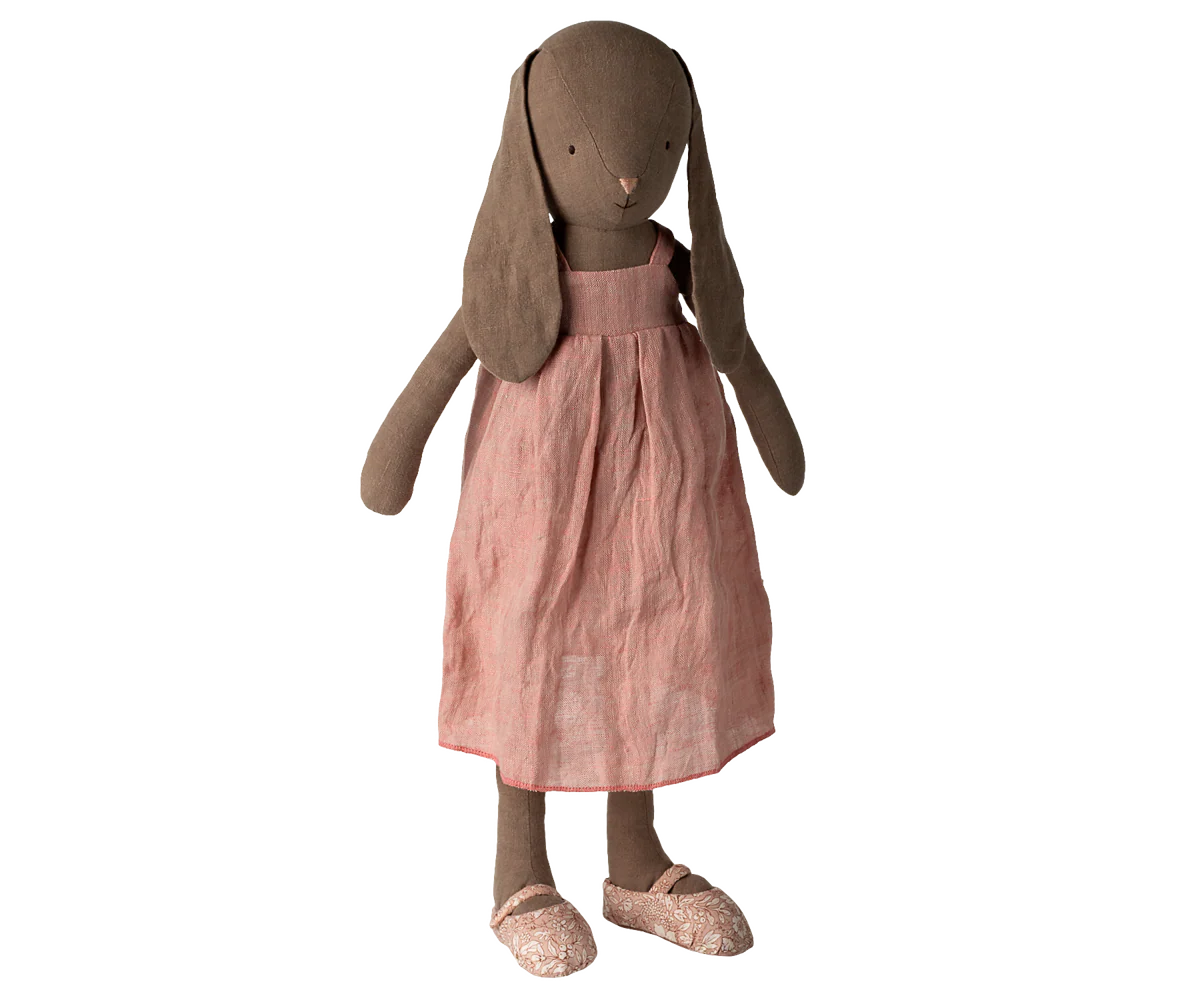 Conejito, Talla 4 - Marrón - Vestido y zapatos