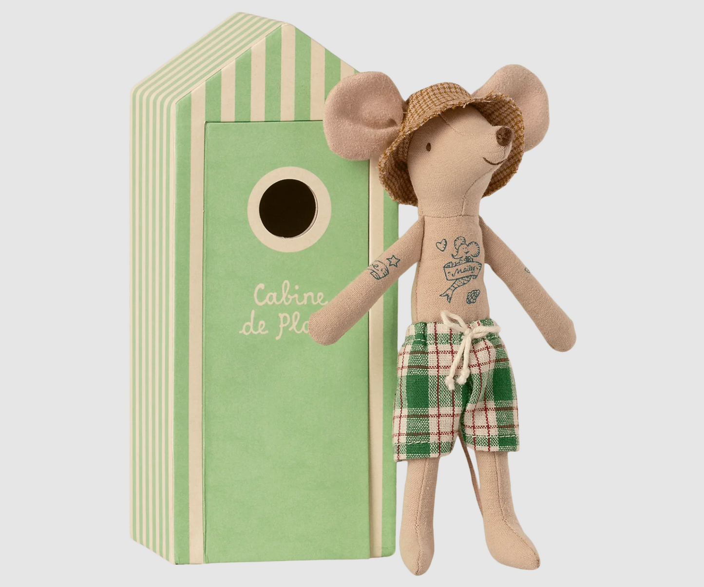 Playa-Ratones de playa, Papá en caseta de playa MAILEG