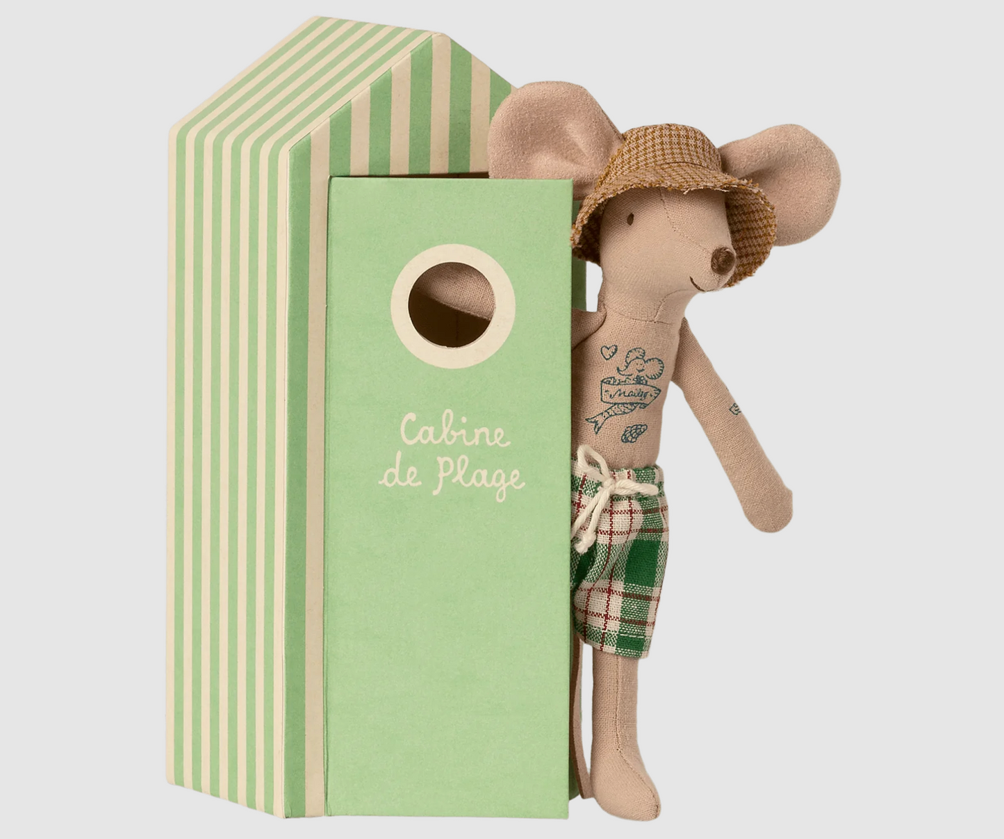 Playa-Ratones de playa, Papá en caseta de playa MAILEG