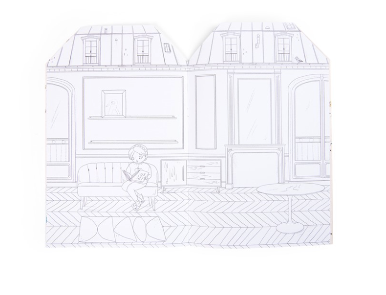 MOULIN ROTY Cuaderno pegatinas Parisinas