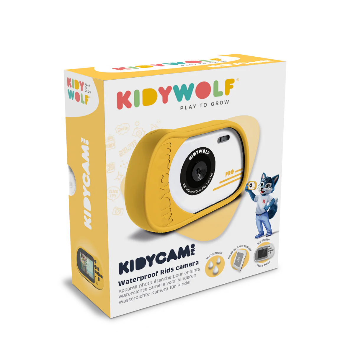 KIDYCAM cámara amarilla