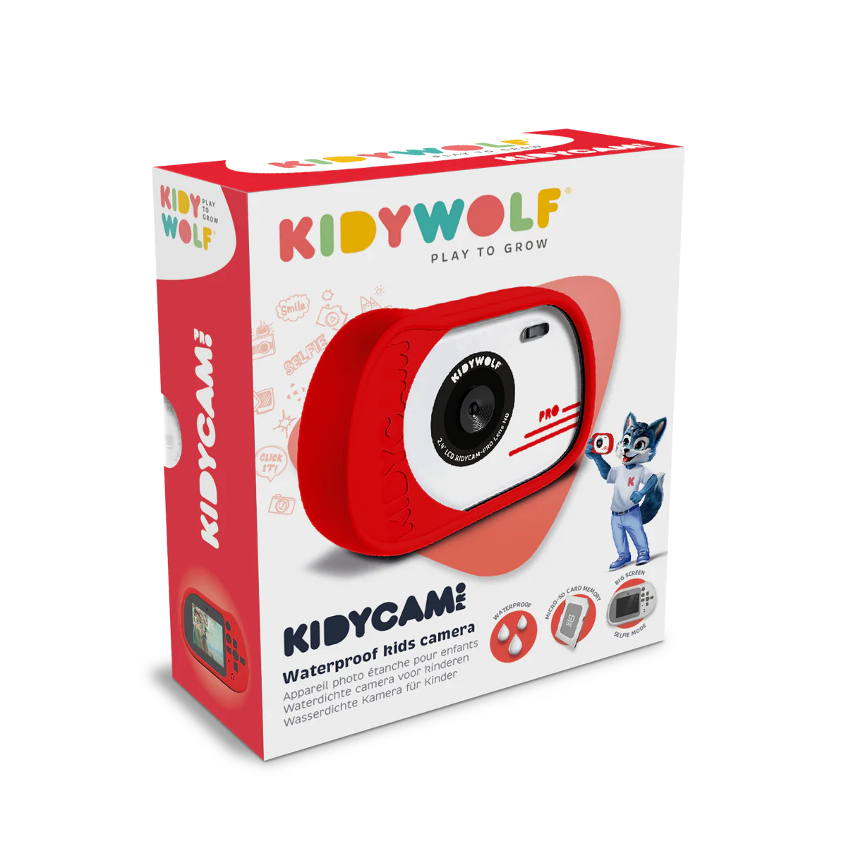 KIDYCAM cámara roja