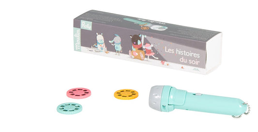 MOULIN ROTY Linterna proyector de historias Érase