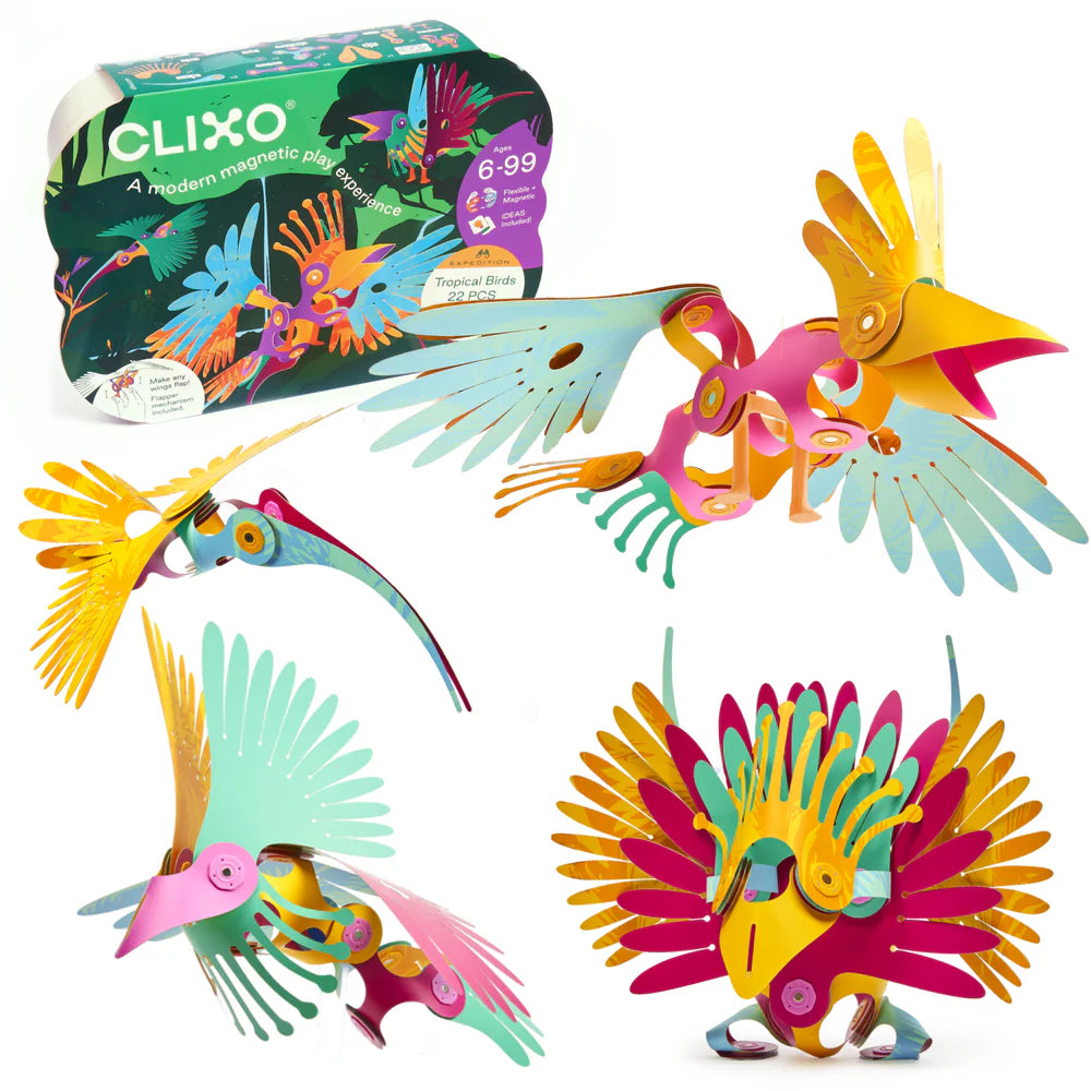 CLIXO Tropical Birds Pack