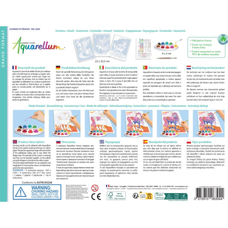 Aquarellum Junior Chiots Pegasos y unicornio