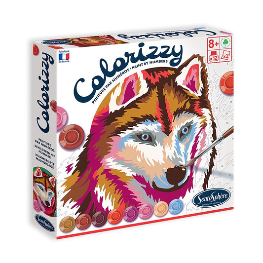 Colorizzy Animales del bosque Husky Oso