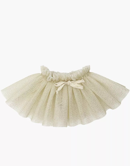 MINIKANE tutú corto con lazos dorados