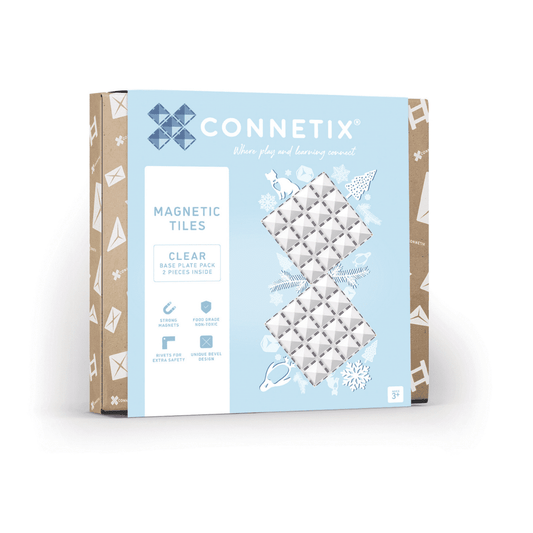 CONNETIX Clear Base Plate Pack 2 pc