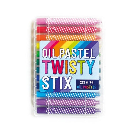 OIL PASTEL TWISTY STICKS SET OF 24