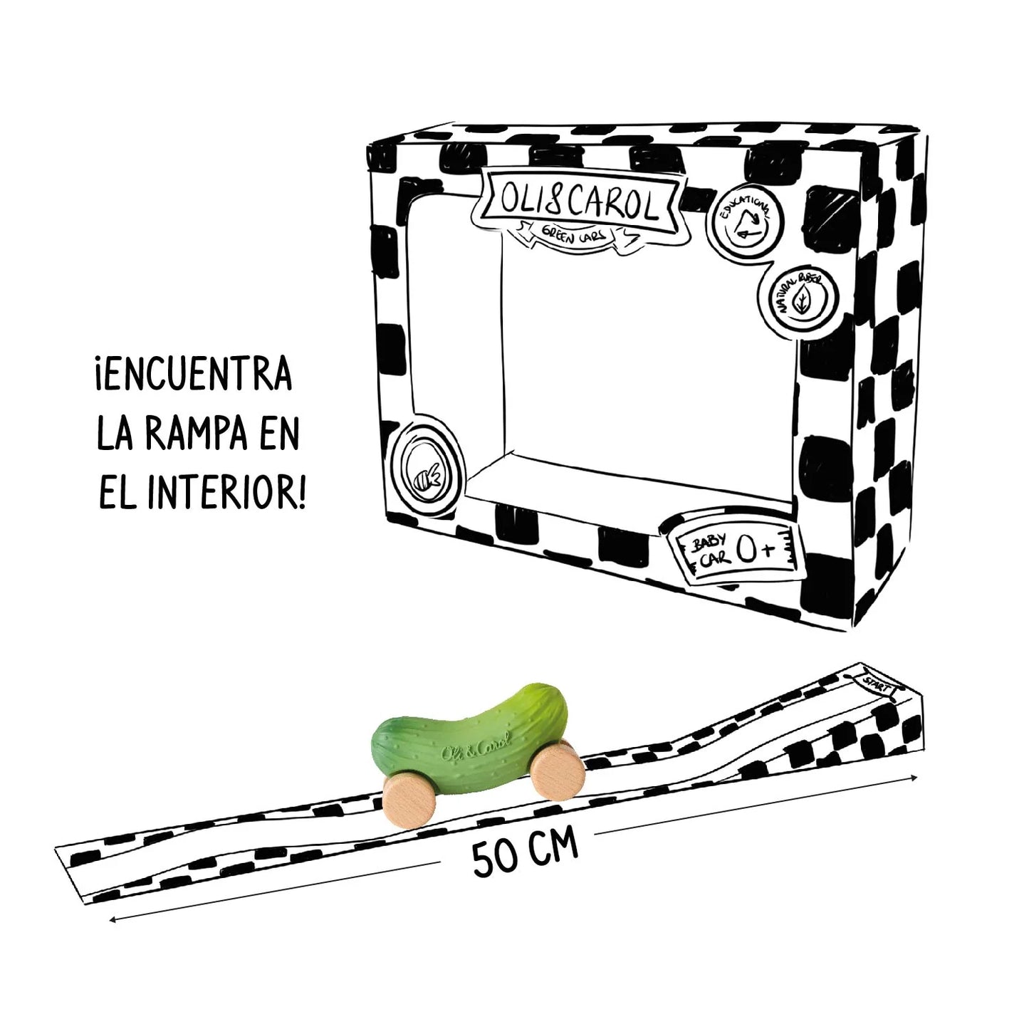 Pepino The Cucumber Coche Juguete Bebé