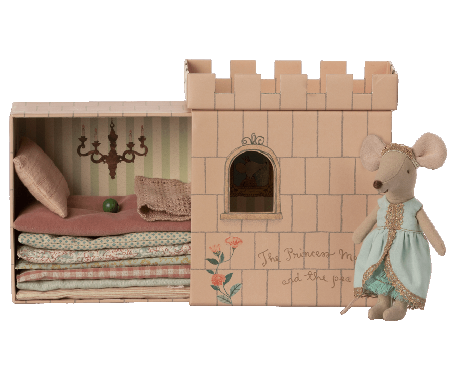 La princesa y el guisante. Ratón y hermana mayor MAILEG