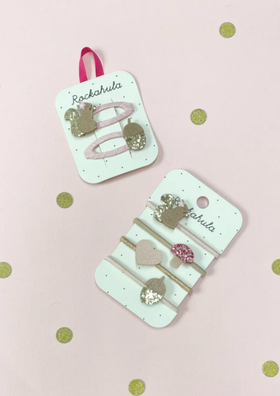 Horquillas Ardilla y bellota Rockahula