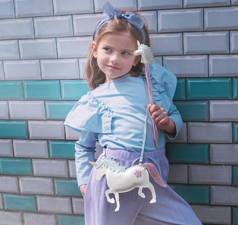 Bolso Unicornio purpurina Rockahula
