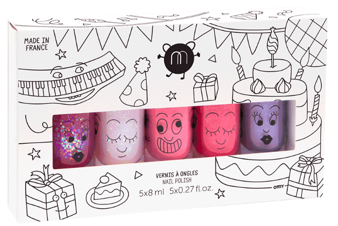 SET OF 5 NAIL POLISHES – PARTY