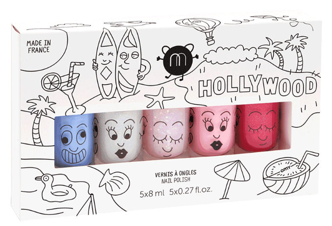 SET OF 5 NAIL POLISHES – HOLLYWOOD