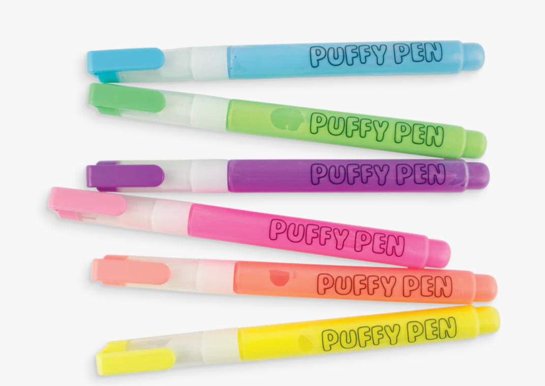 BOLÍGRAFOS NEÓN MAGIC PUFFY EFECTO 3D