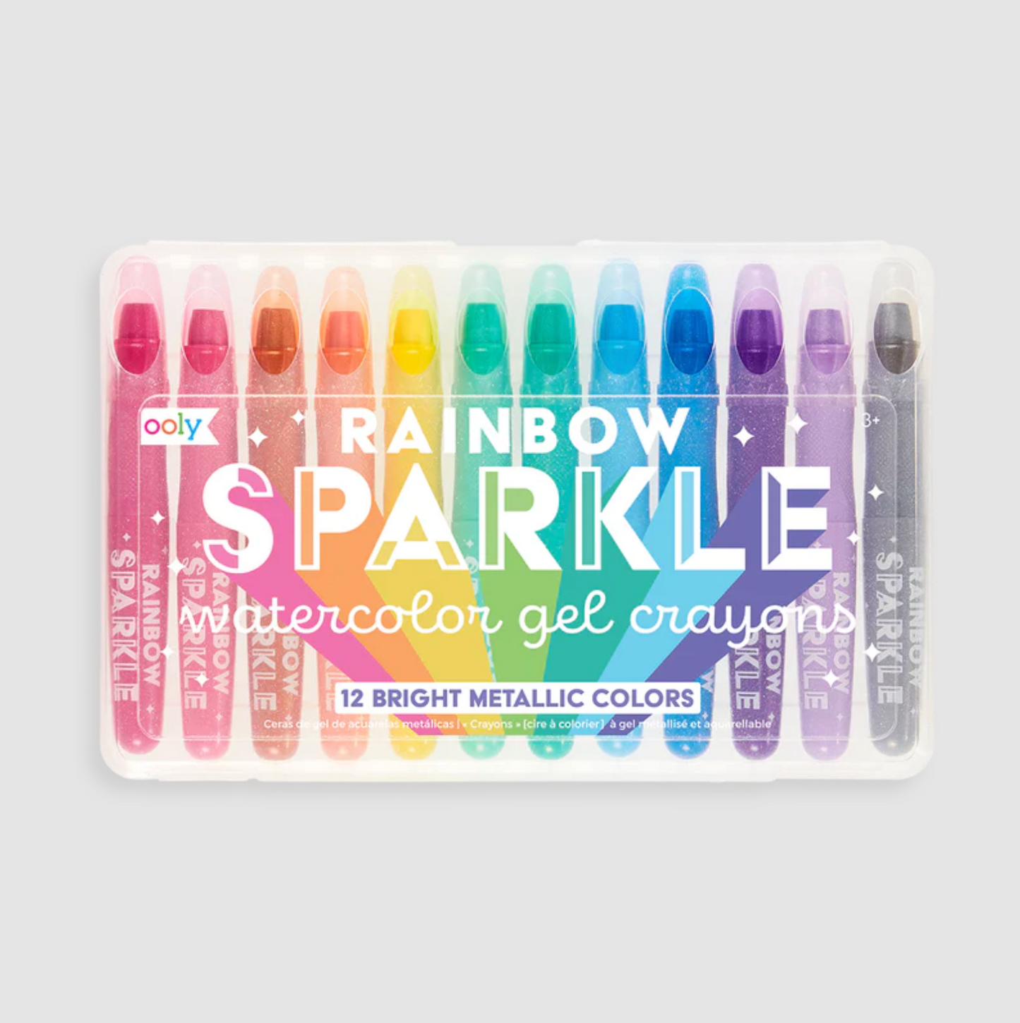 CERAS ACUARELABLES CON COLORES ARCOÍRIS